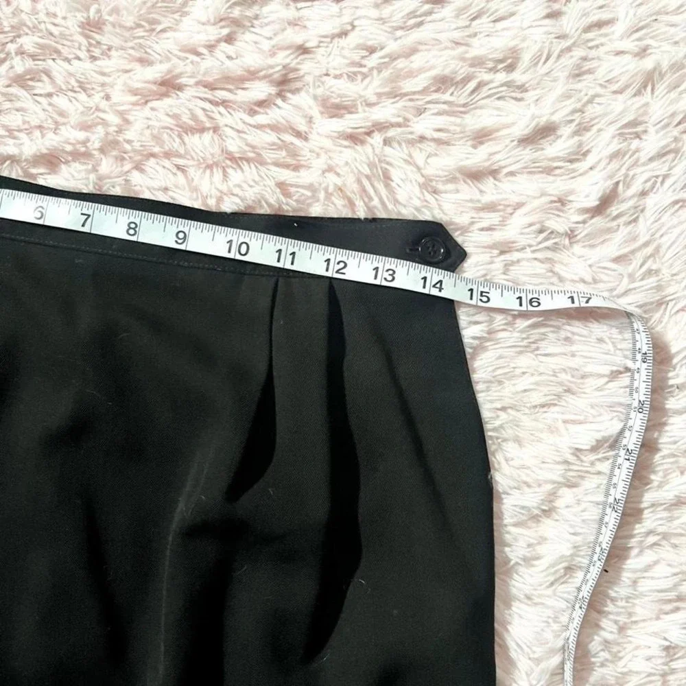 Austin‎ Reed Gothic Minimalist Old Money Quiet Luxury 100% Wool Pencil Skirt